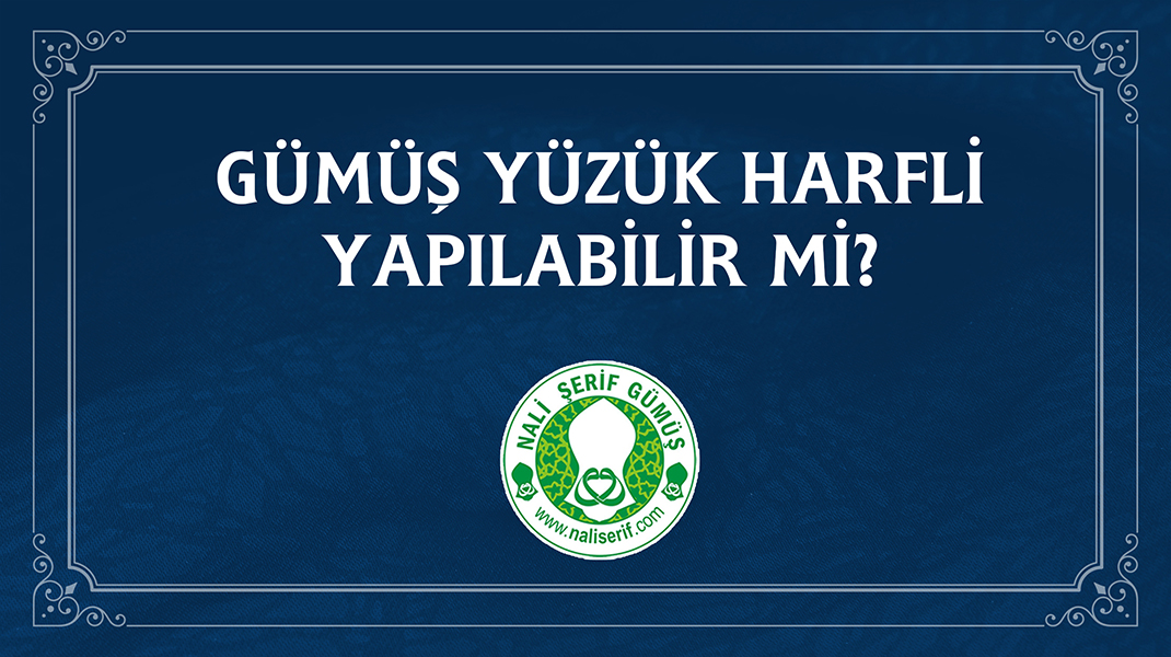 Gümüş Yüzük Harfli Yapılabilir mi?