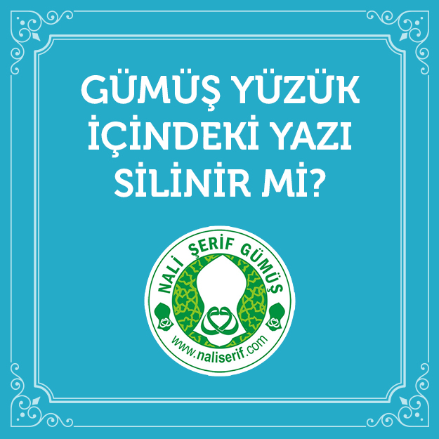 Gümüş Yüzük İçindeki Yazı Silinir Mi?