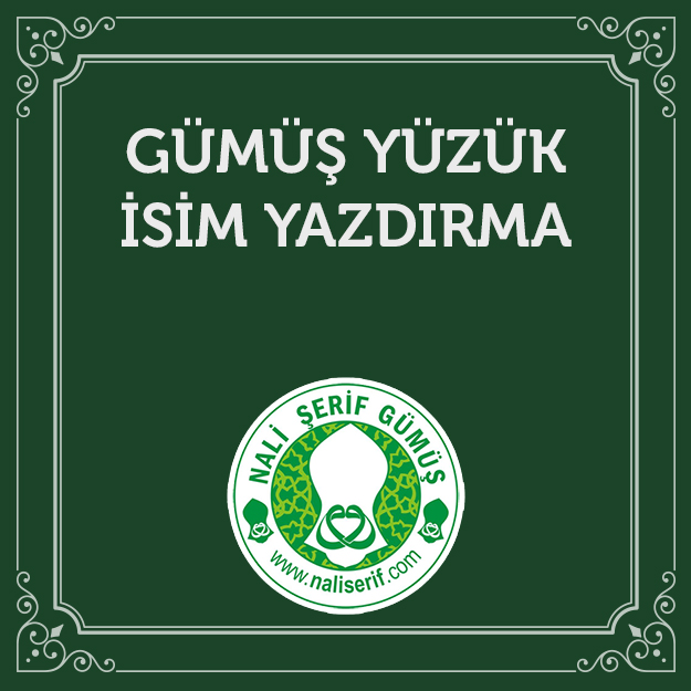 Gümüş Yüzük İsim Yazdırma