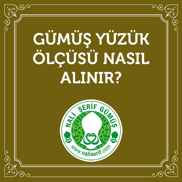 Gümüş Yüzük Ölçüsü Nasıl Alınır?