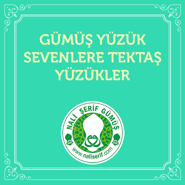 Gümüş Yüzük Sevenlere Tektaş Yüzükler