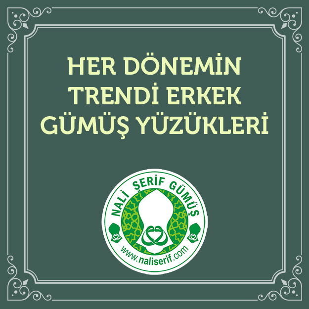 Her Dönemin Trendi Erkek Gümüş Yüzükleri