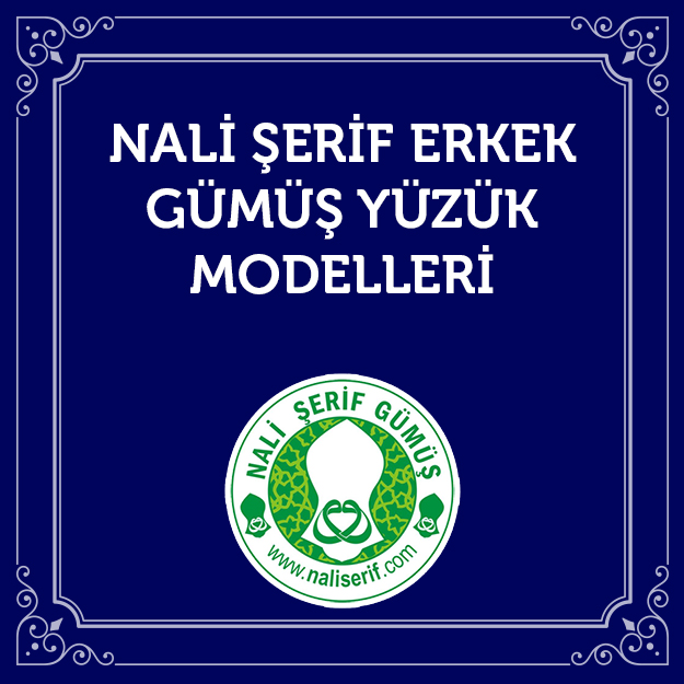 Nali Şerif Erkek Gümüş Yüzük Modelleri