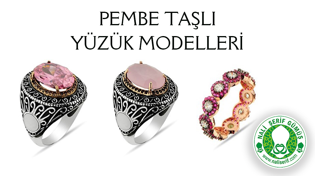 Pembe Taşlı Yüzük Modelleri