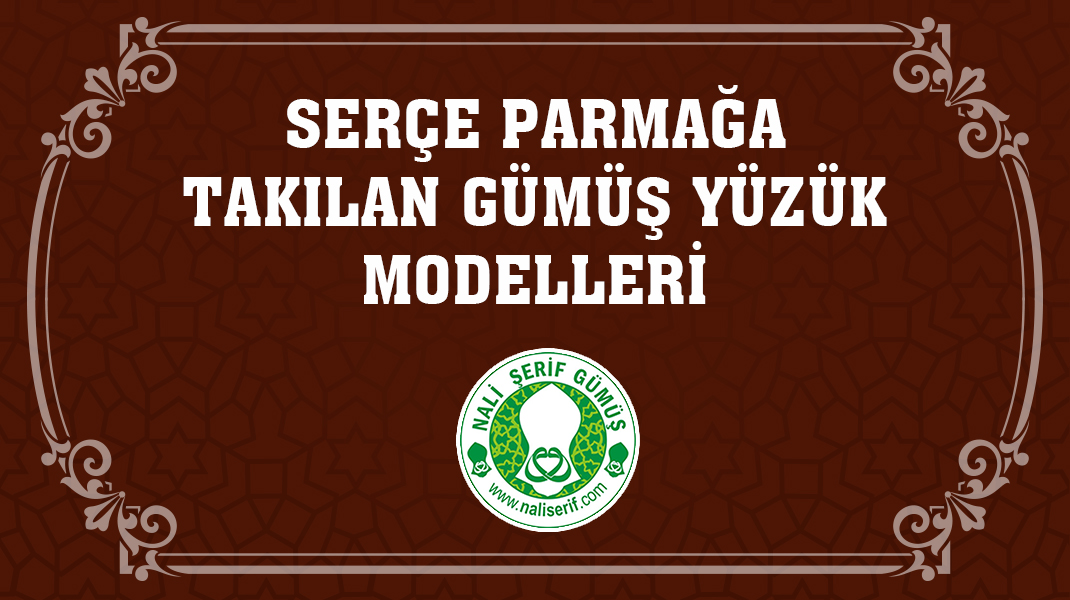 Serçe Parmağa Takılan Gümüş Yüzük Modelleri