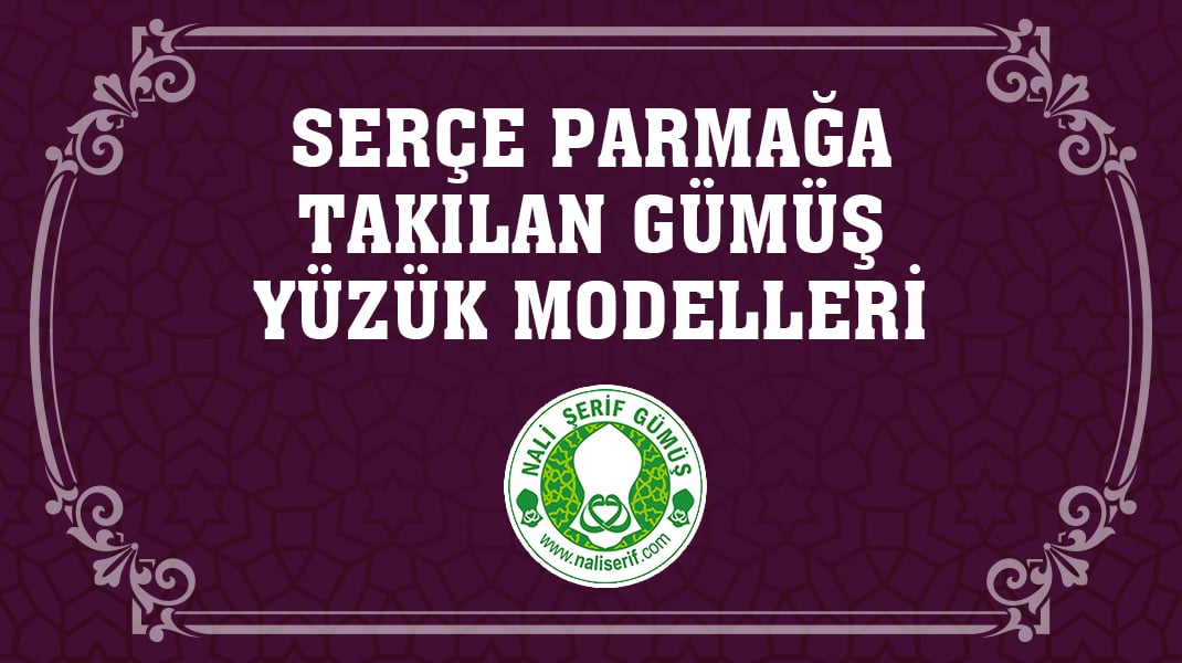 Serçe Parmağa Takılan Gümüş Yüzük Modelleri