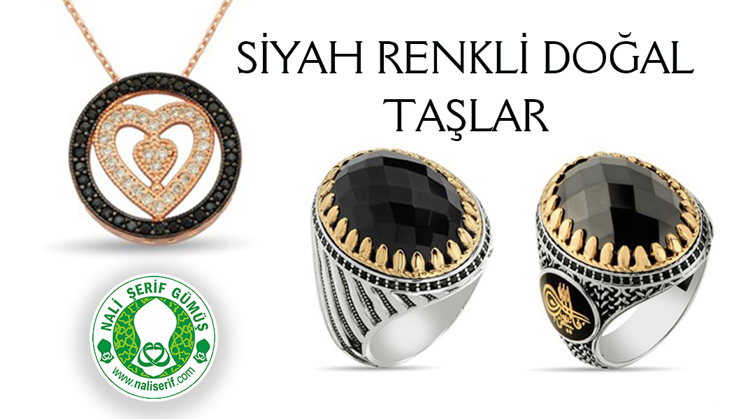 Siyah Renkli Doğal Taşlar