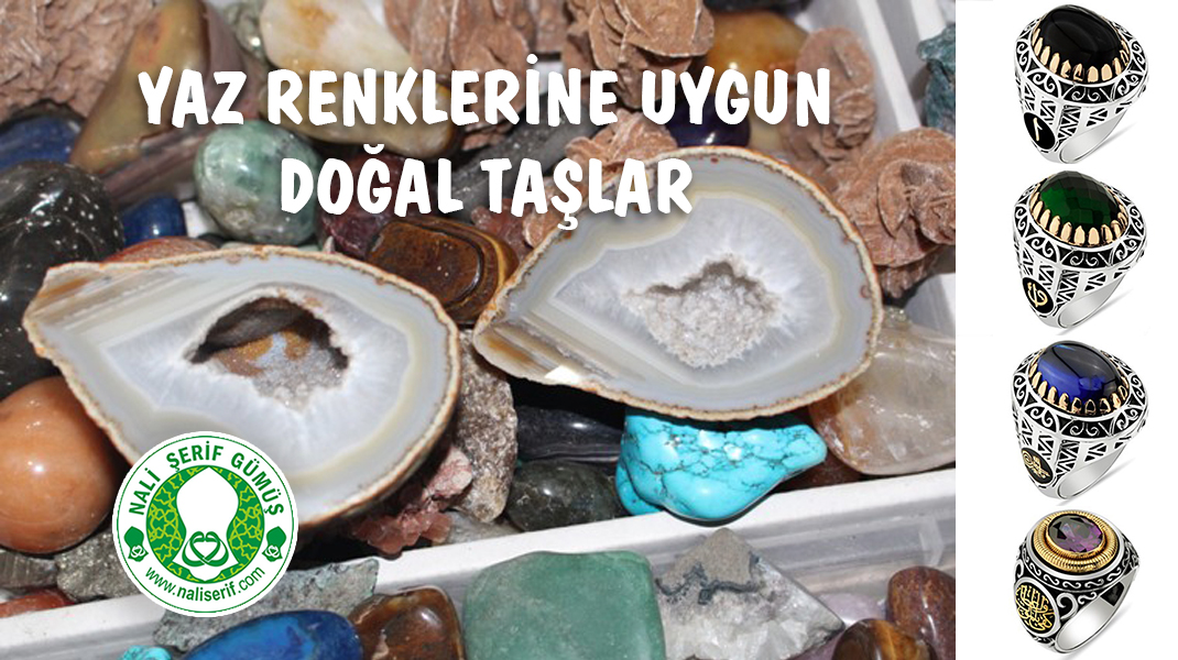 Yaz Renklerine Uygun Doğal Taşlar