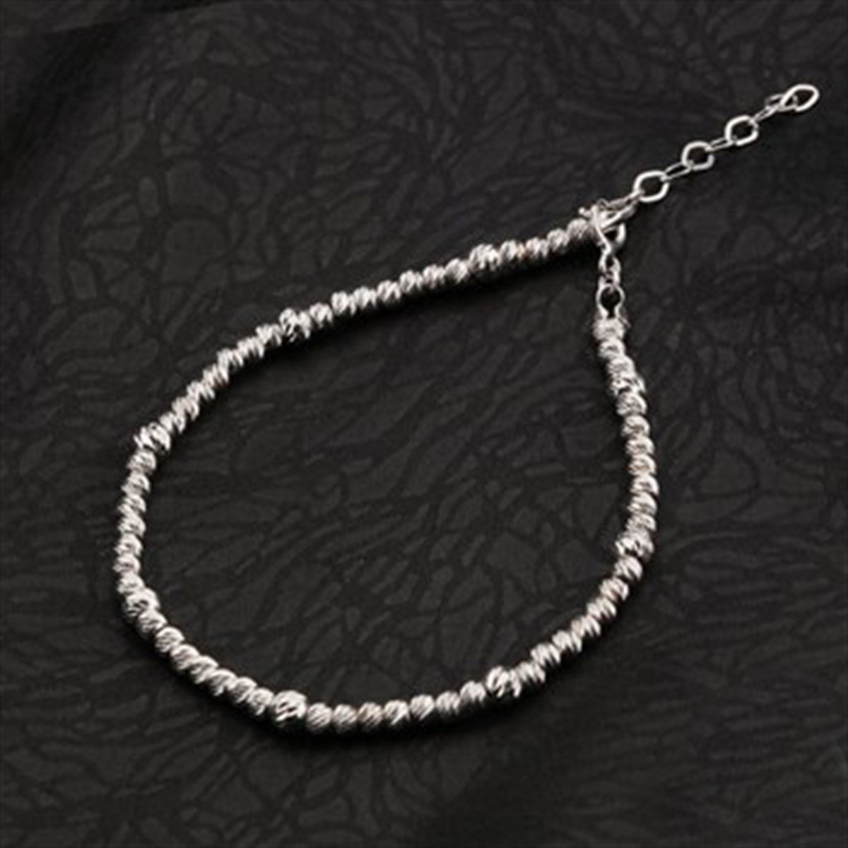 Dorica Beyaz Kaplamalı 925 Ayar Gümüş Bayan Bileklik