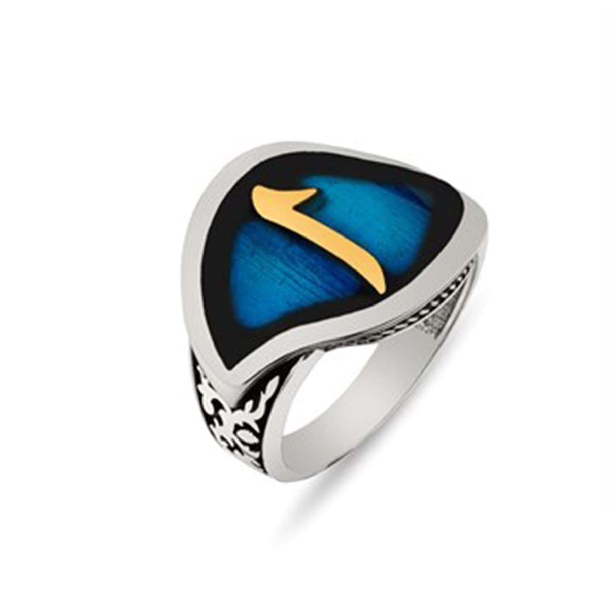 Elif Yaprak Görünümlü 925 Ayar Gümüş Bayan Yüzük