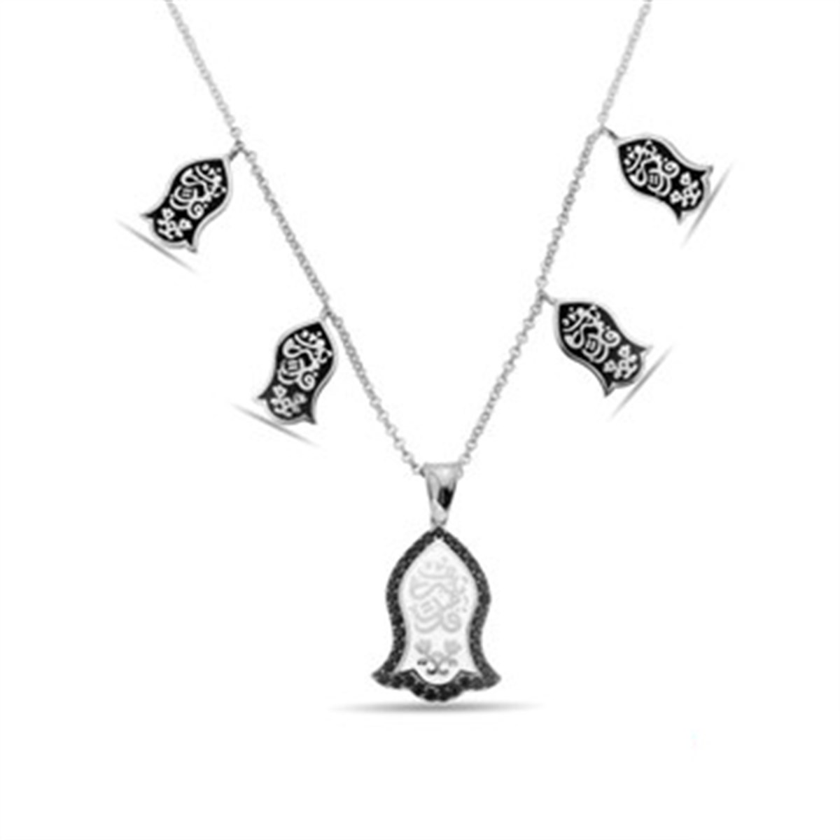 Nali Şerif 925 Ayar Gümüş Bayan Gerdanlık Kolye