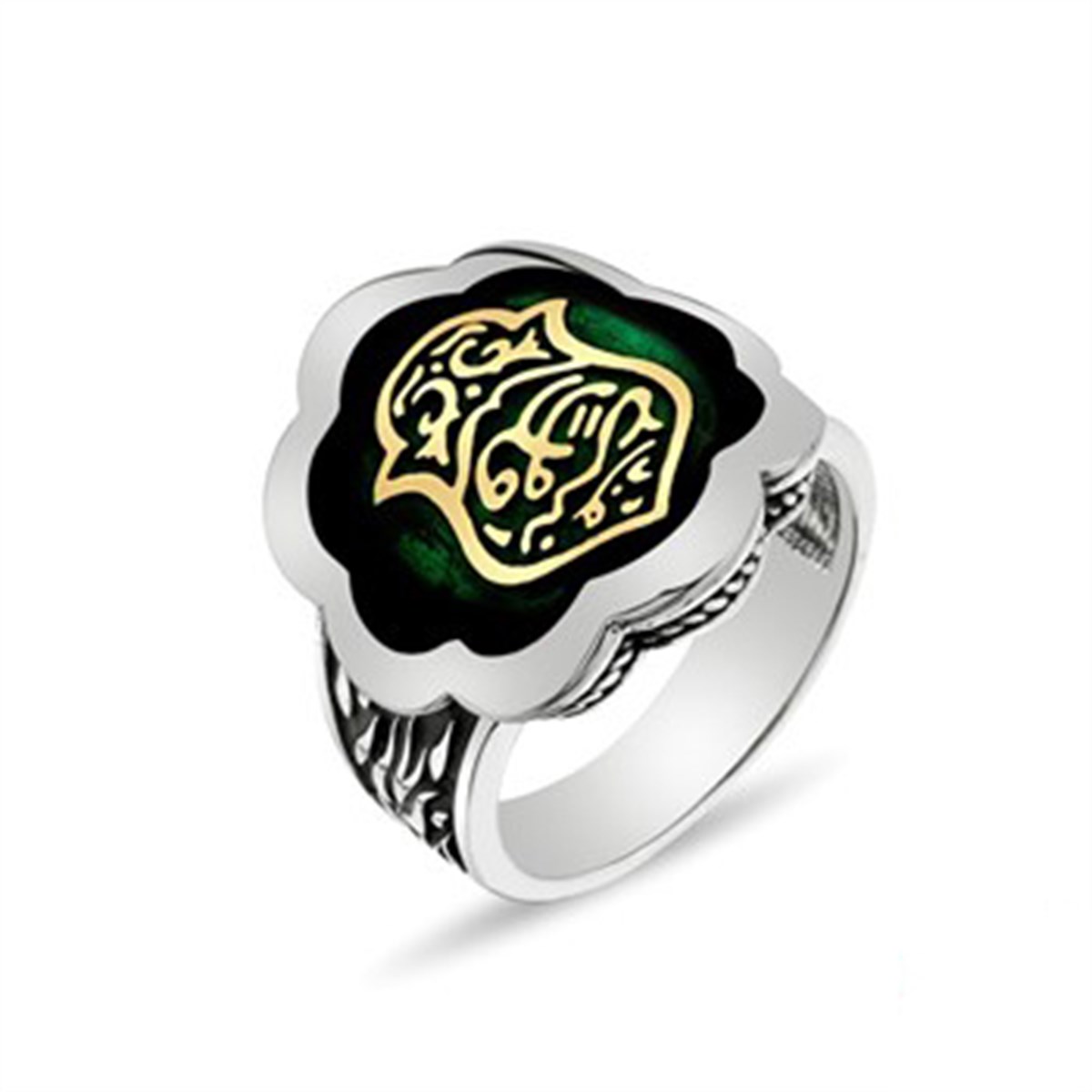 Nali Şerif Kademi Şerif 925 Ayar Gümüş Bayan Yüzük