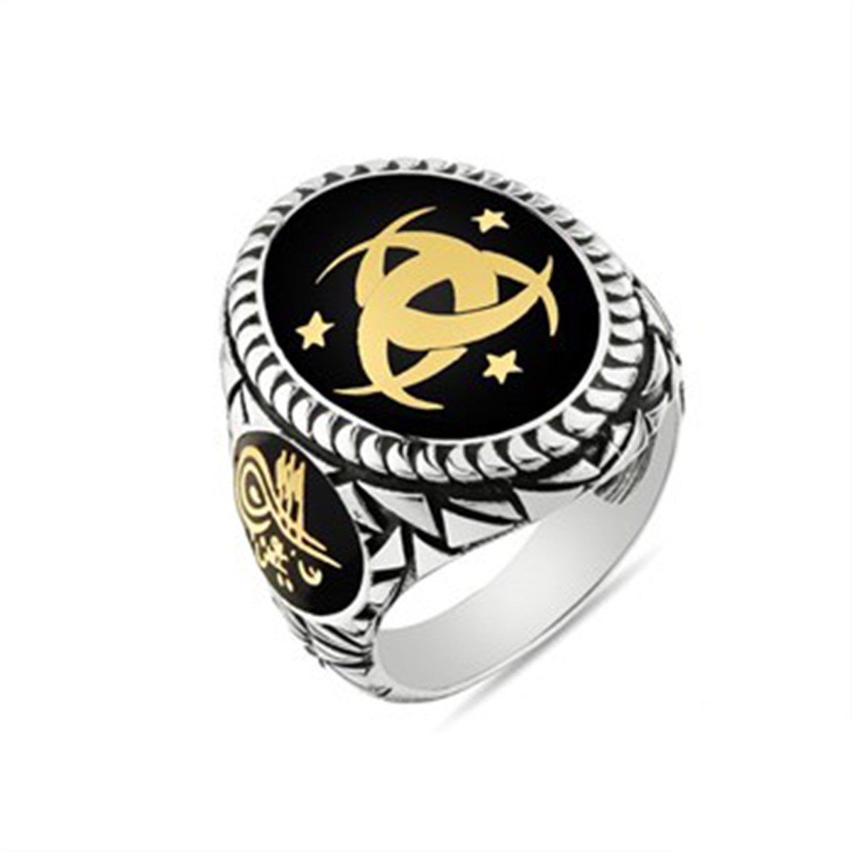 Teşkilatı Mahsusa 925 Ayar Gümüş Erkek Yüzük