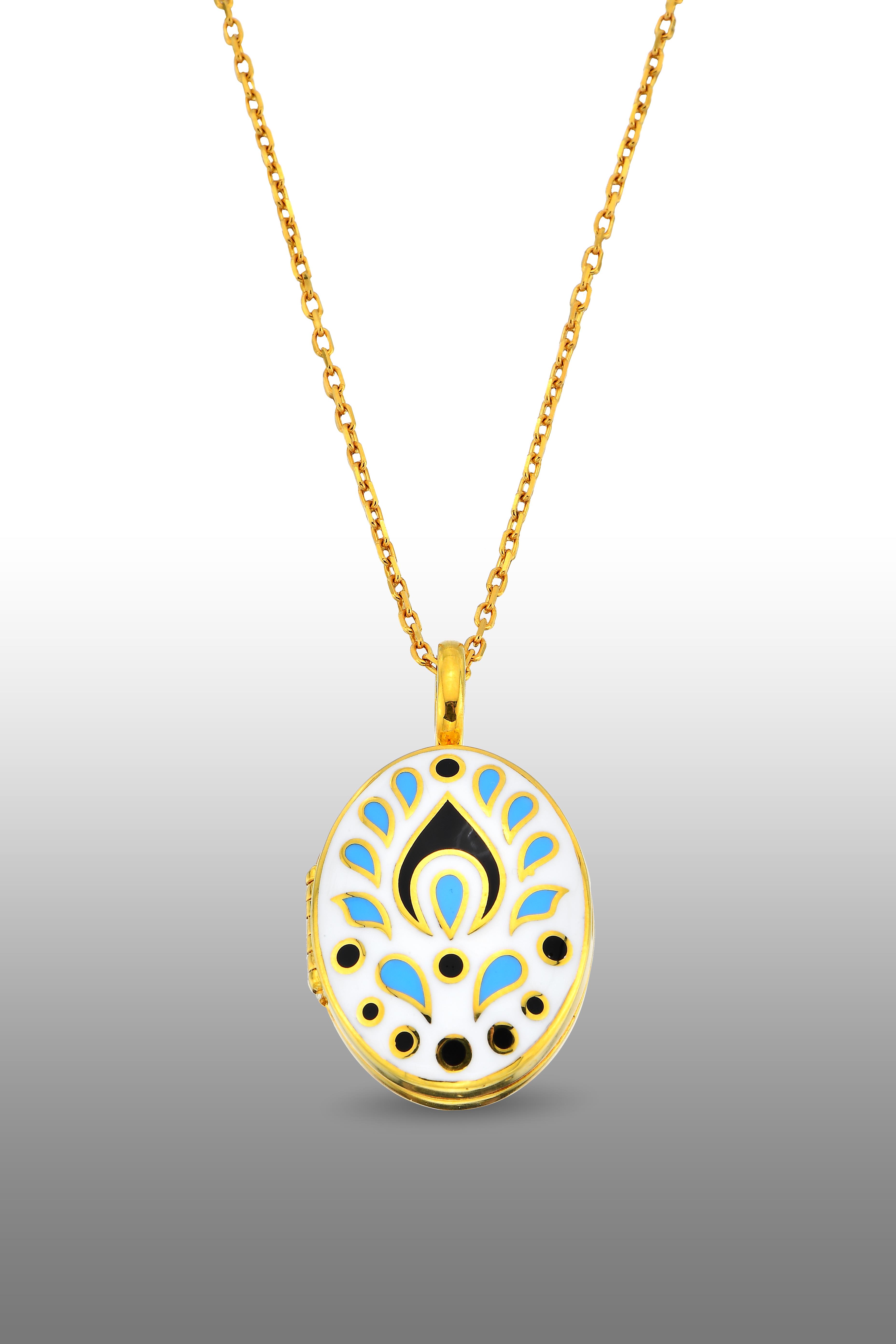 Gümüş Altın Kaplamalı Vesiletülşifa Kolyesi