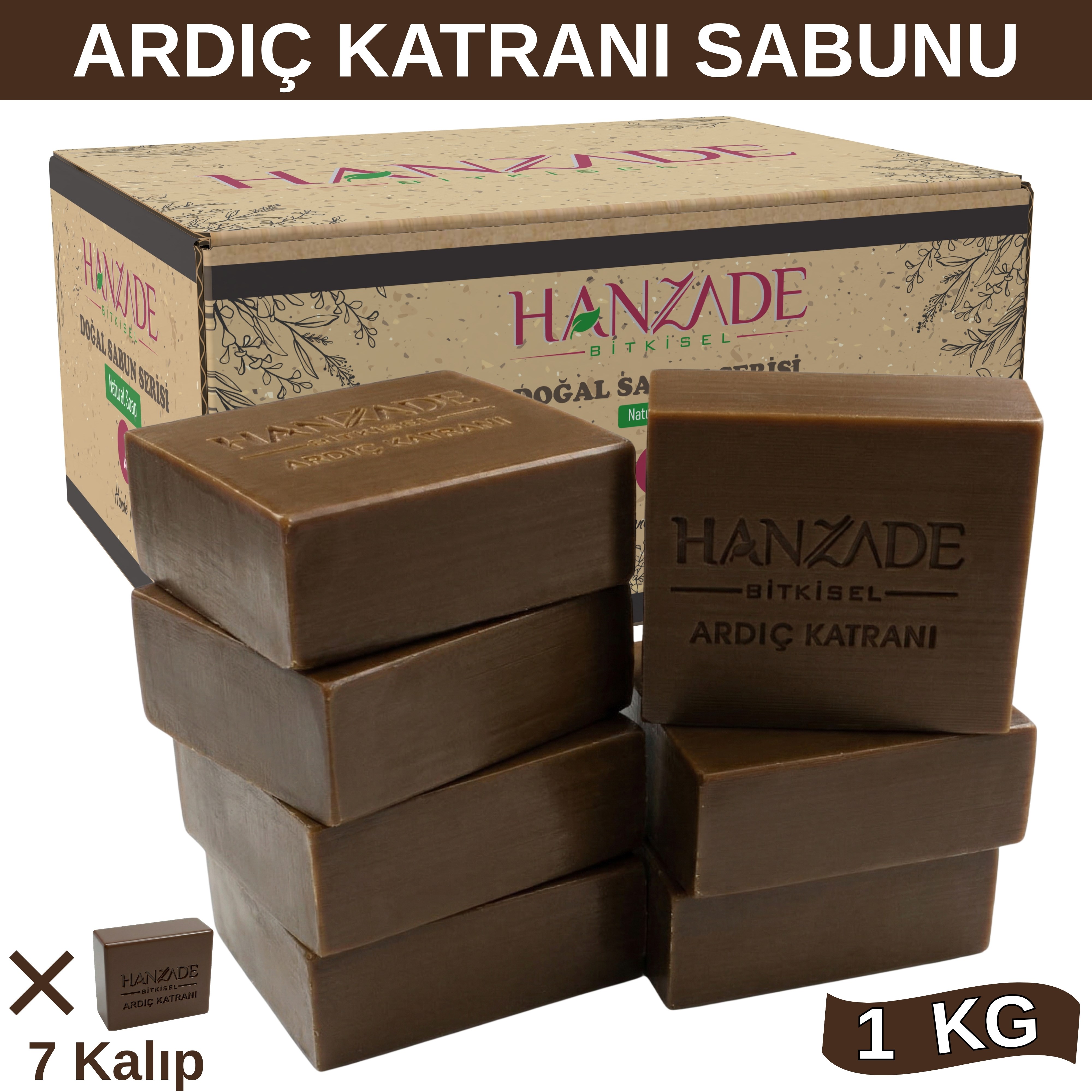 Ardıç Katranı Sabunu Katranlı Sabun - Doğal El Yapımı Dökme Sabun 1 kg
