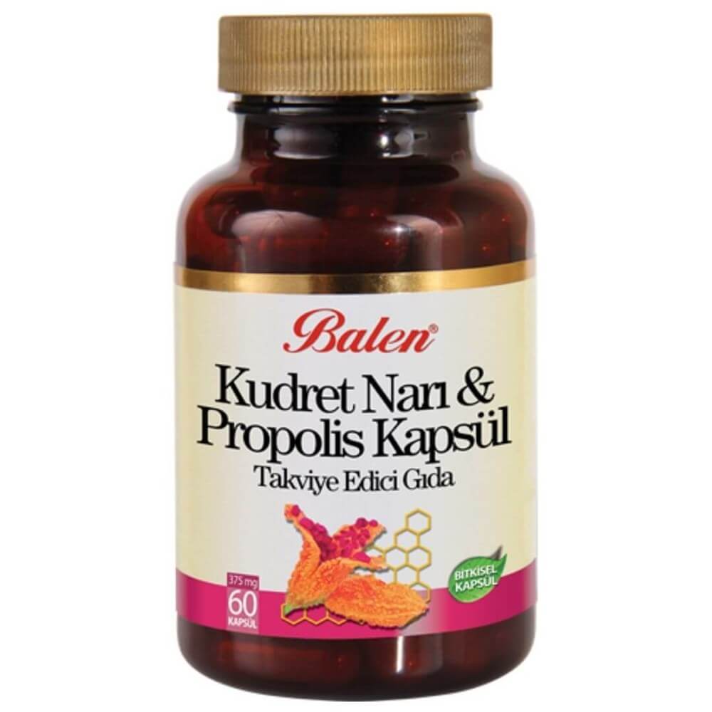 Balen Kudret Narı & Propolis Kapsül - 60 Kapsül X 375mg