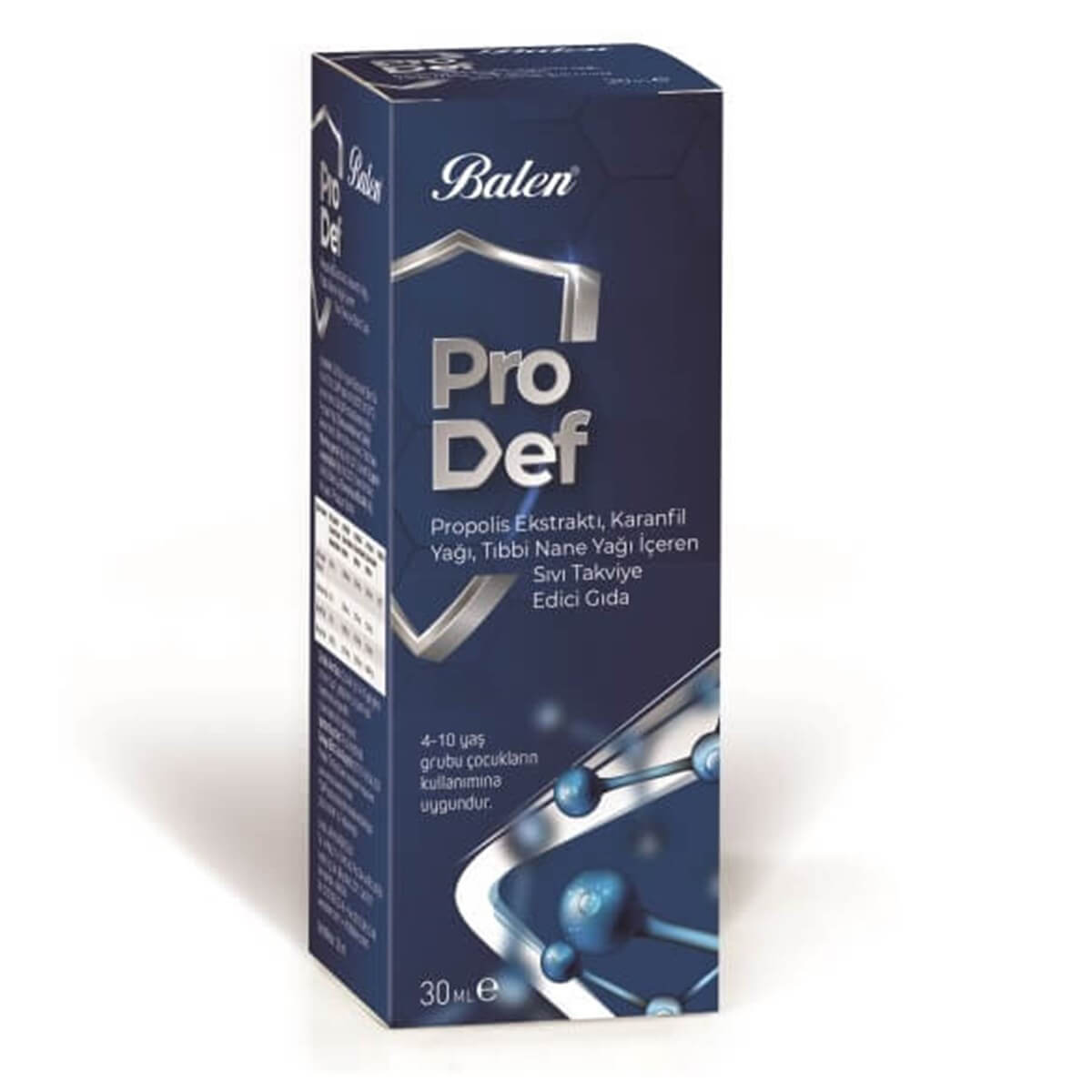 Balen Prodef Propolis Ekstraktı Karanfil Yağı Tıbbi Nane Yağı İçeren Sıvı Takviye Edici Gıda 150 ml