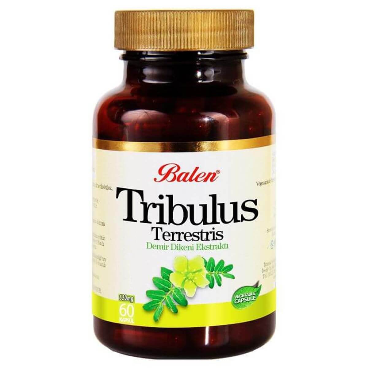 Balen Tribulus Terrestris Demir Dikeni Ekstraktı 60 KapsülX620 mg