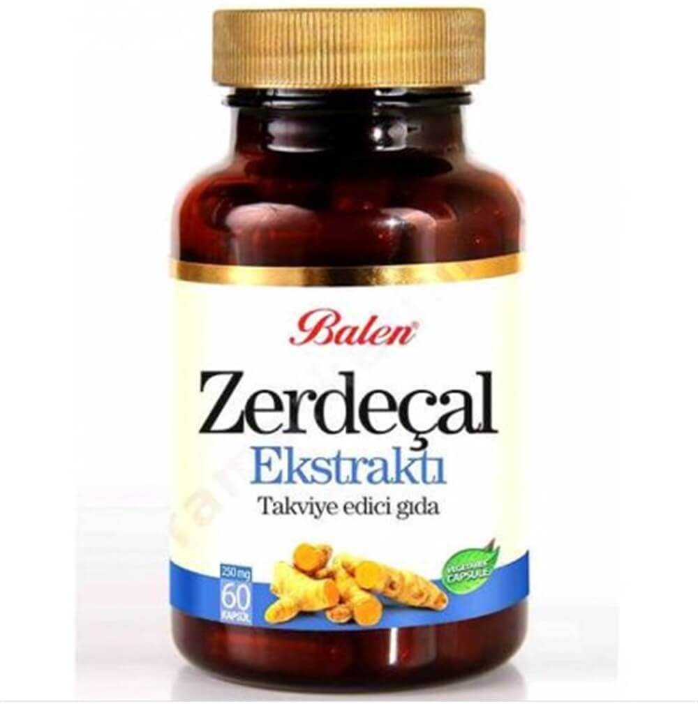 Balen Zerdeçal Ekstraktı Kapsül - 60 Kapsül X 325mg