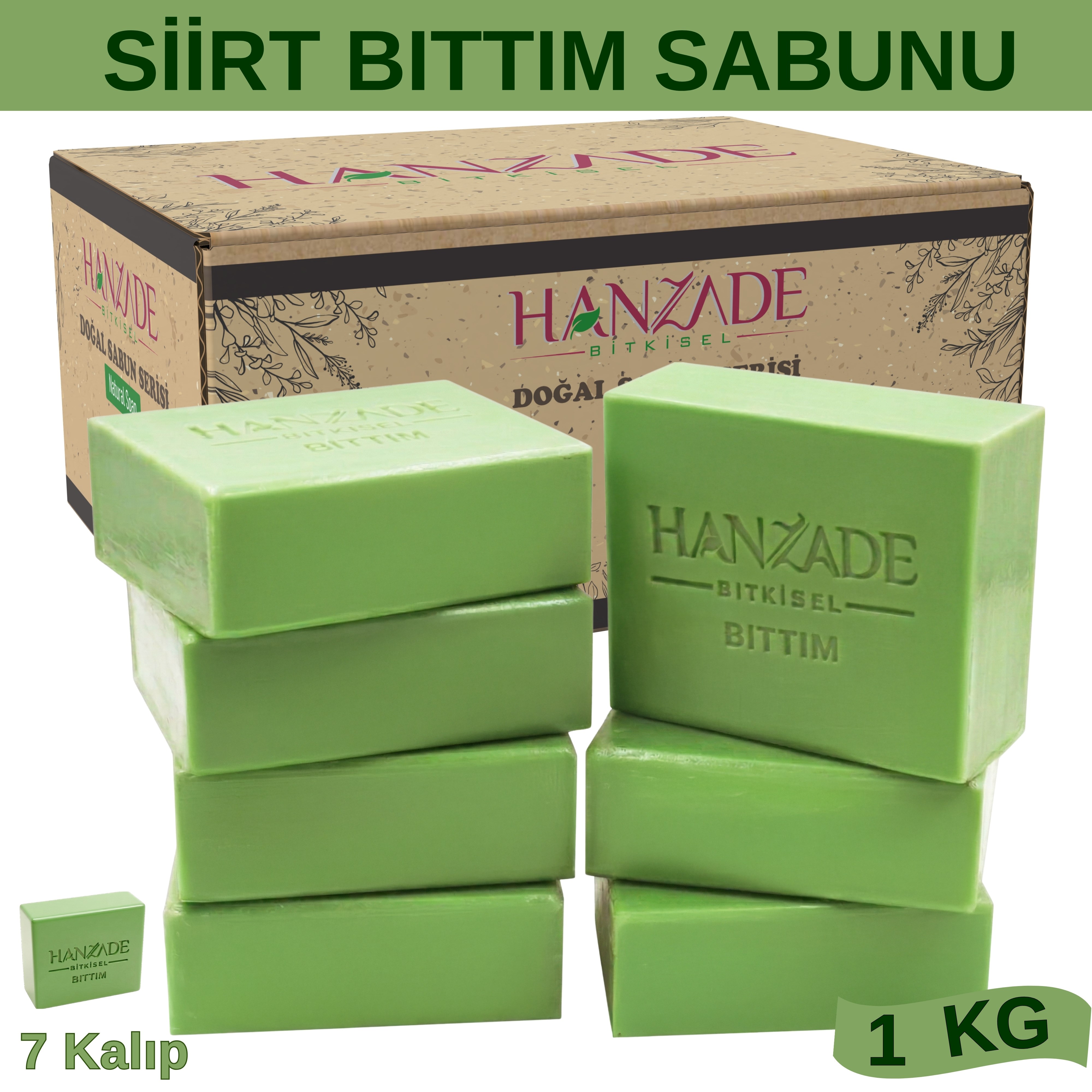 Bıttım Sabunu Yeşil Siirt Bıttım - Doğal El Yapımı Dökme Sabunu 1 kg