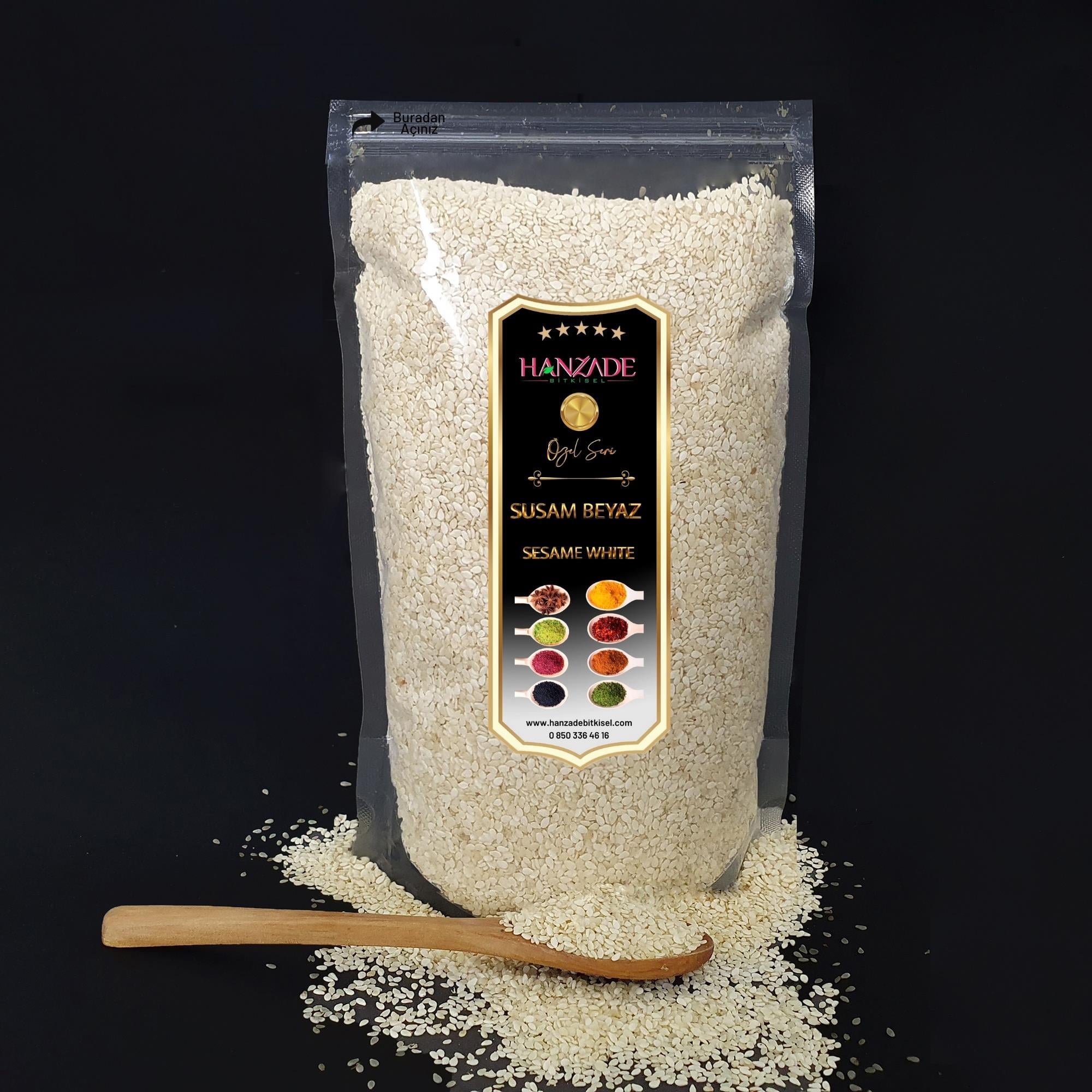 Hanzade Bitkisel Beyaz Susam