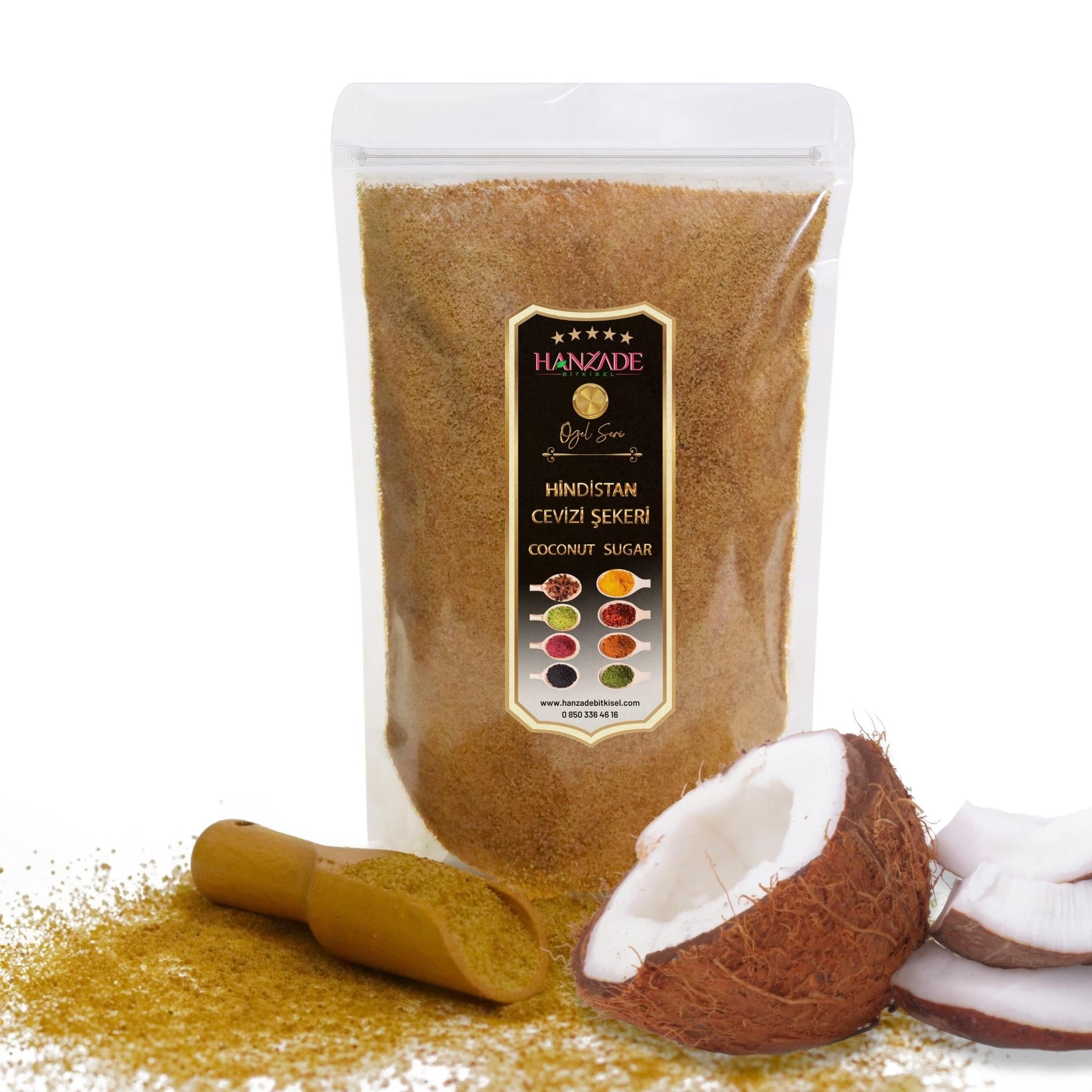 Hanzade Bitkisel Hindistan Cevizi Şekeri - Glutensiz, Vegan