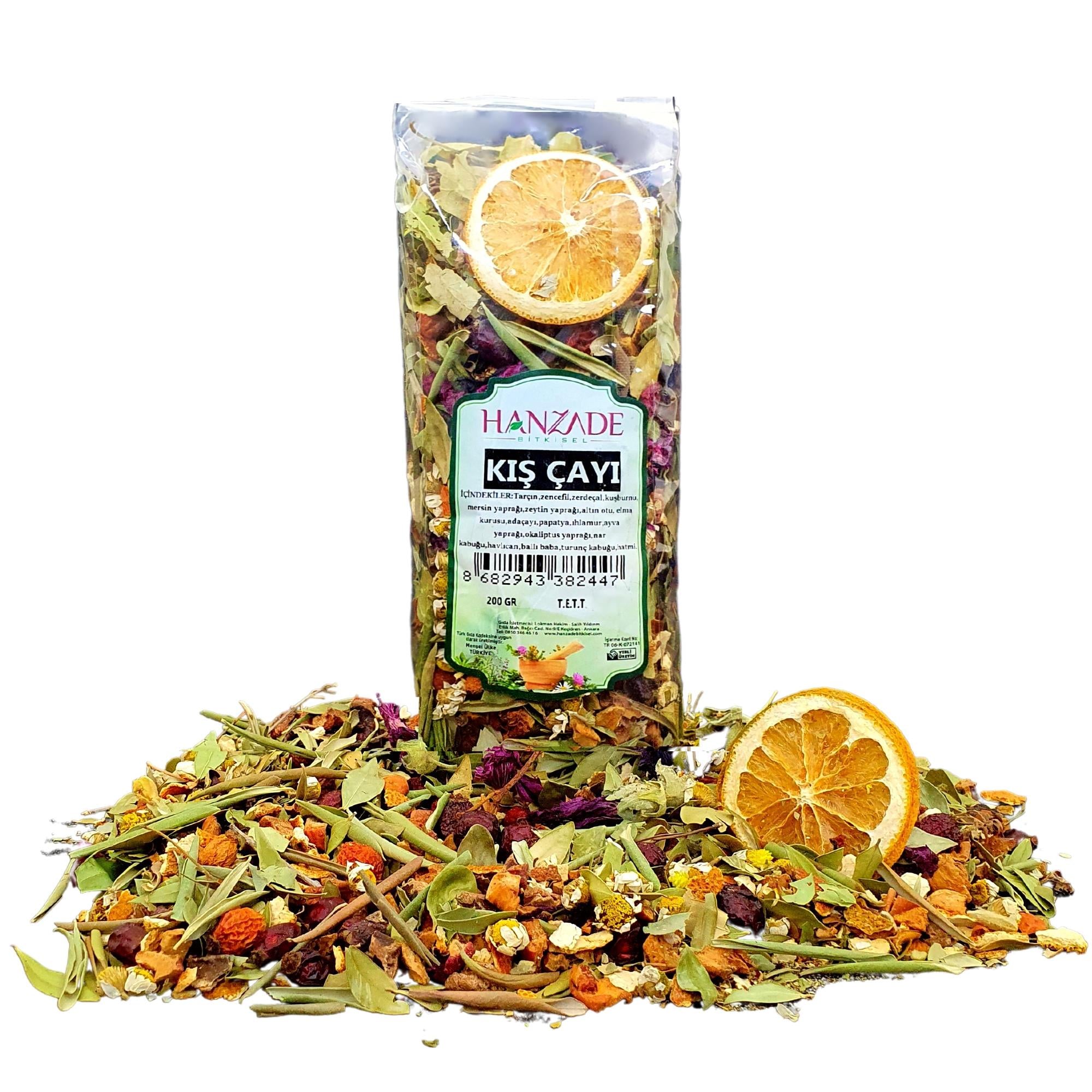 Hanzade Bitkisel Kış Çayı 200 Gr Zengin İçerikli