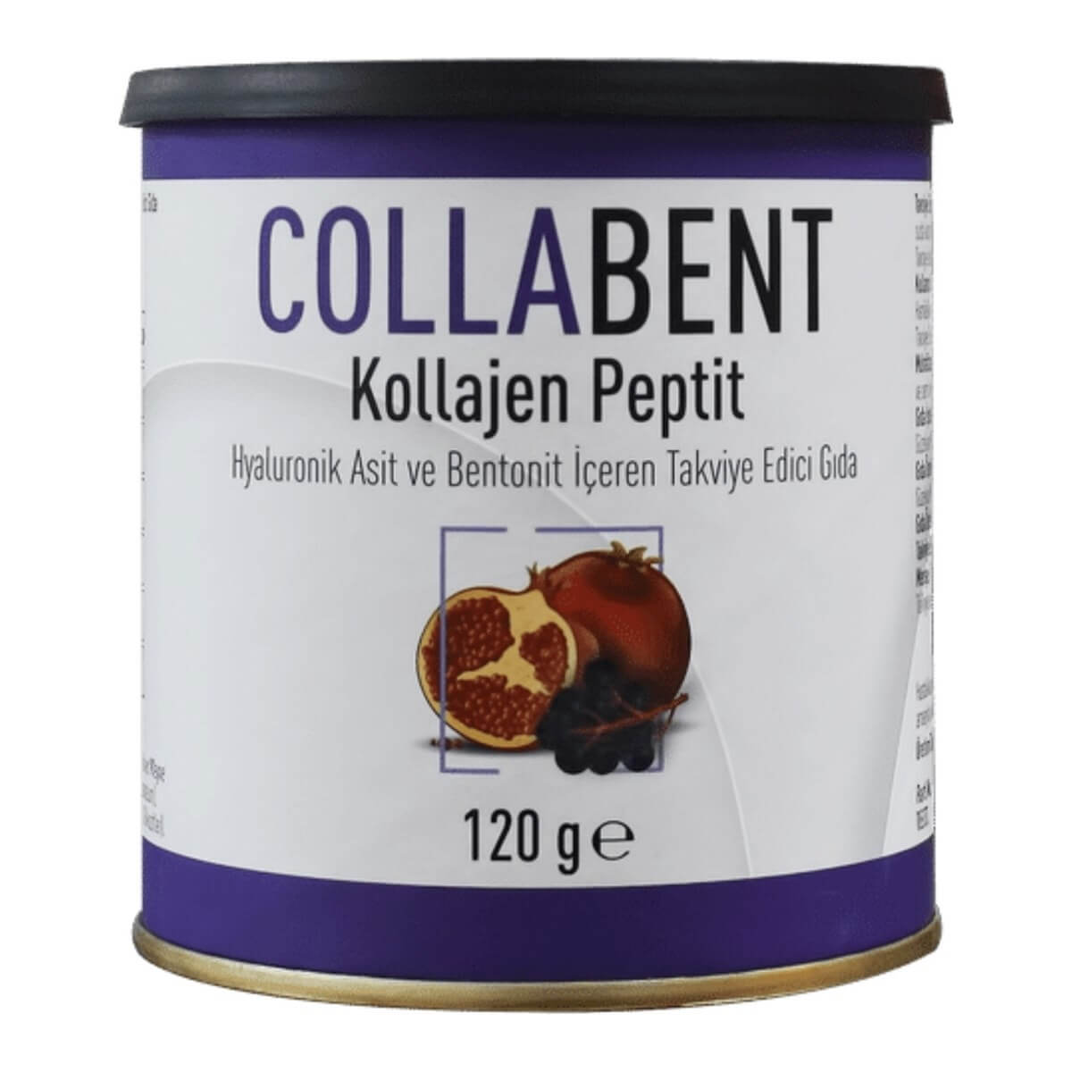  Collabent Kollajen Peptit Hyaluronik Asit ve Bentonit Collagen 120 GR