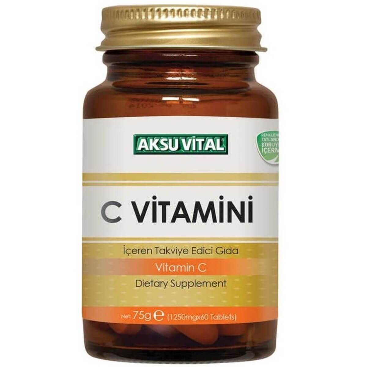 Aksu Vital C Vitamini 1250mg 60 Tablet