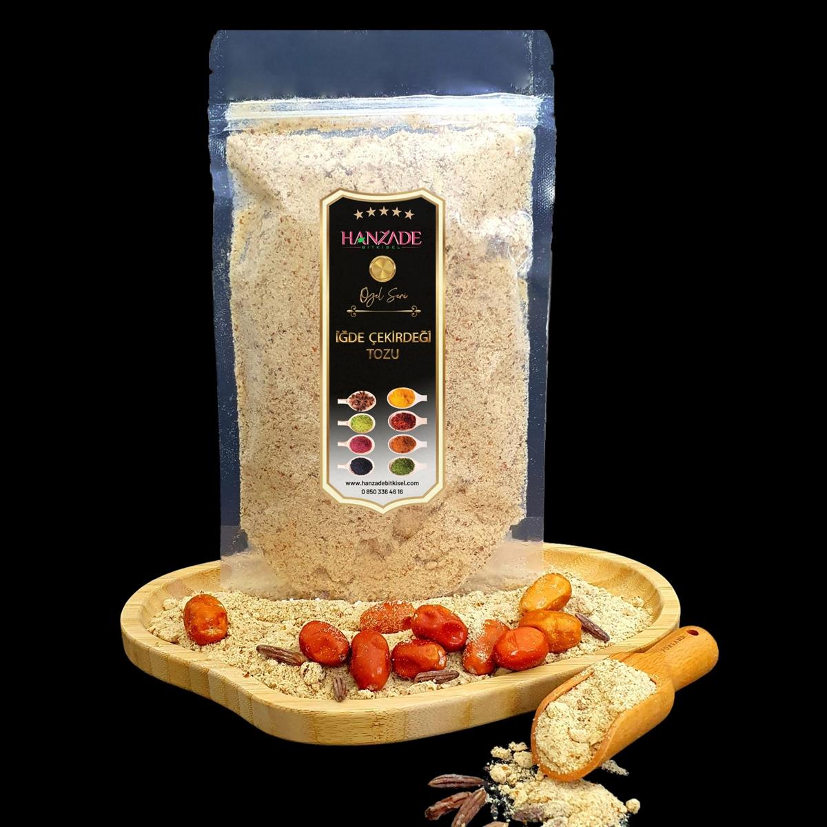 Hanzade Bitkisel İğde Çekirdeği Tozu Taze Öğütülmüş Günlük Çekim