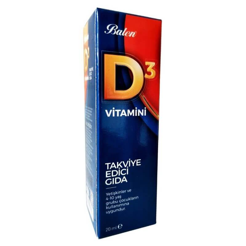 Balen D3 Vitamini Sıvı Takviye Edici Gıda 15 ML