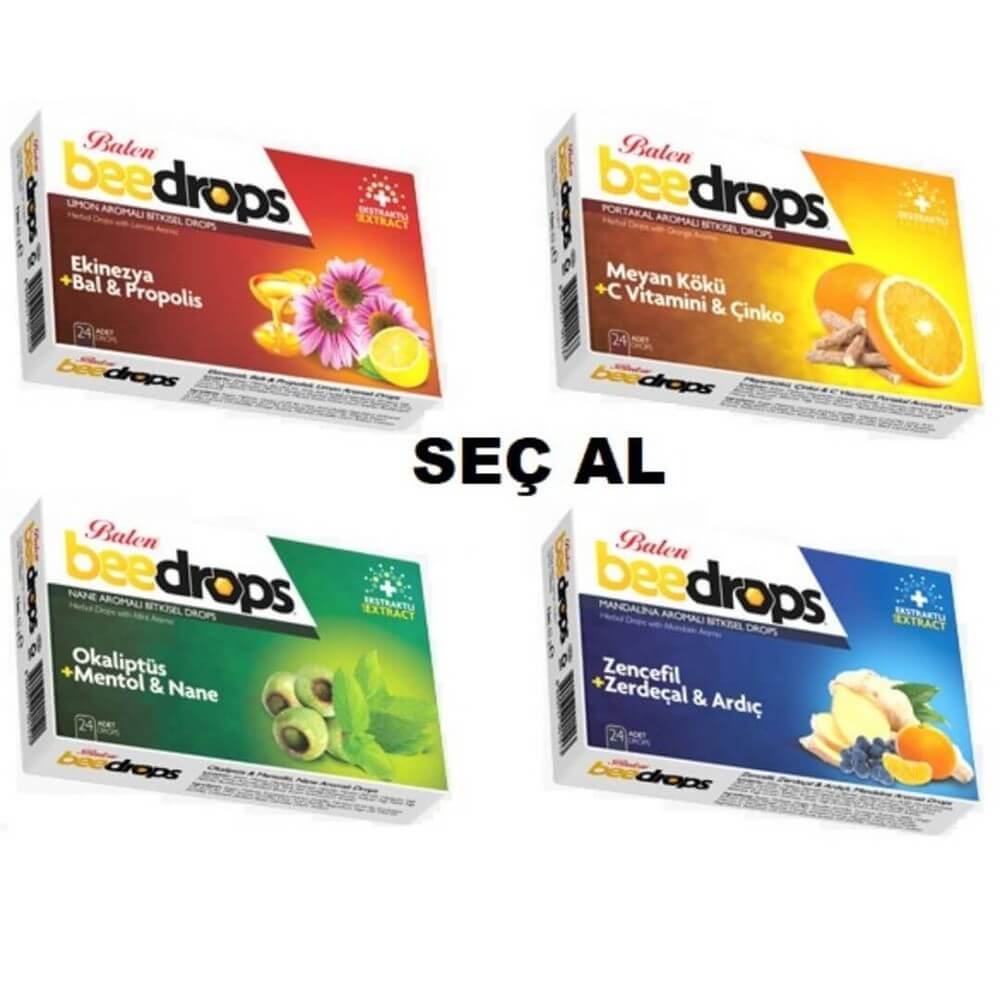 Balen Bitkisel Drops Boğaz Pastili 24 Drops - 4 Çeşit