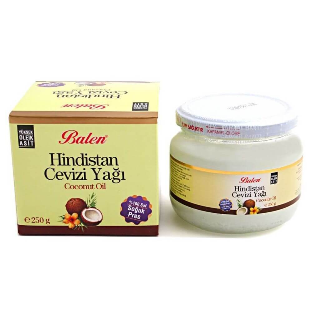 Balen Hindistan Cevizi Yağı %100 Saf Soğuk Pres 250 GR