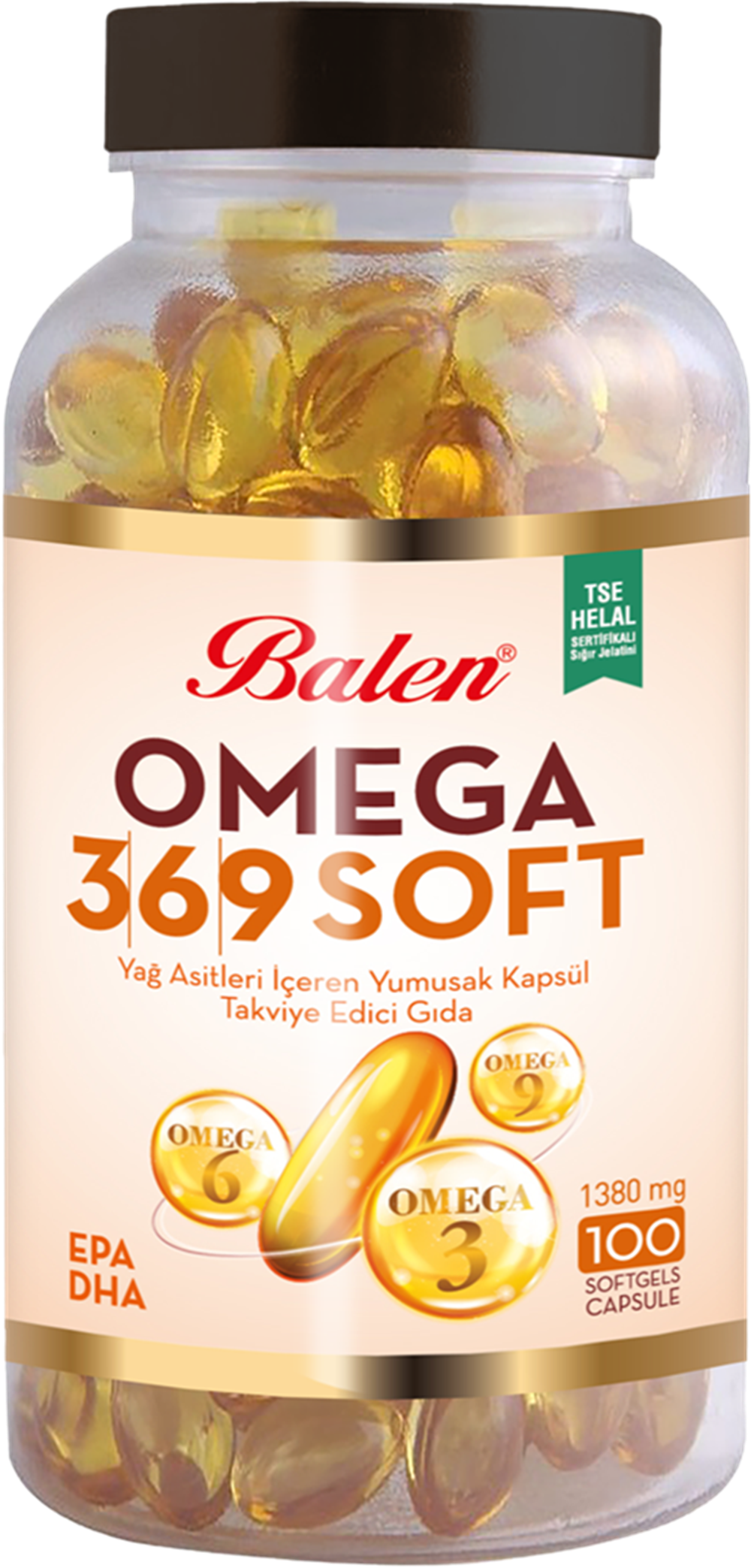Balen Omega 3-6-9 Yumuşak Kapsül 1380mg 100 Kapsül 