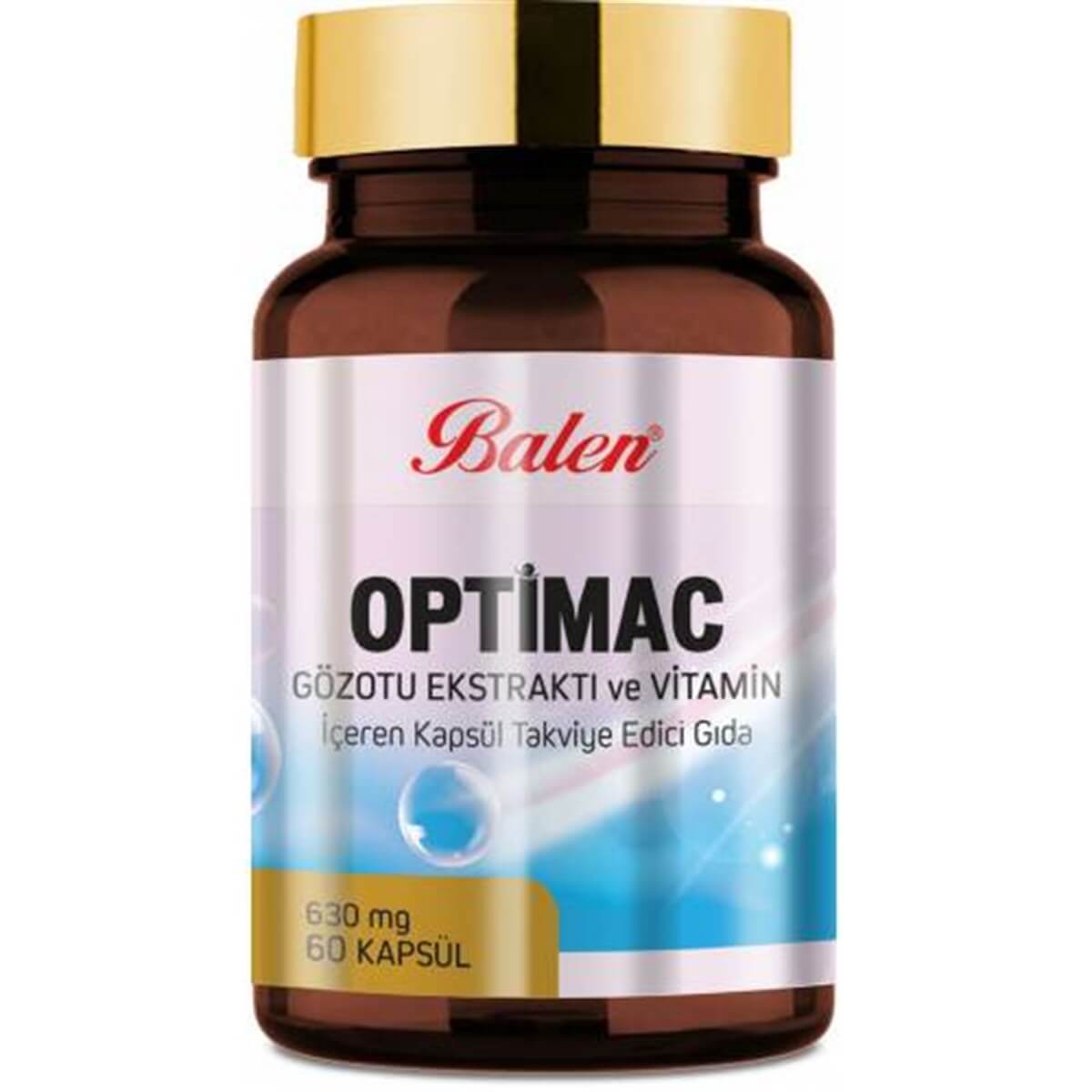 Balen Optimac Gözotu Ekstraktı ve Vitamin 630 mg 60 Kapsül