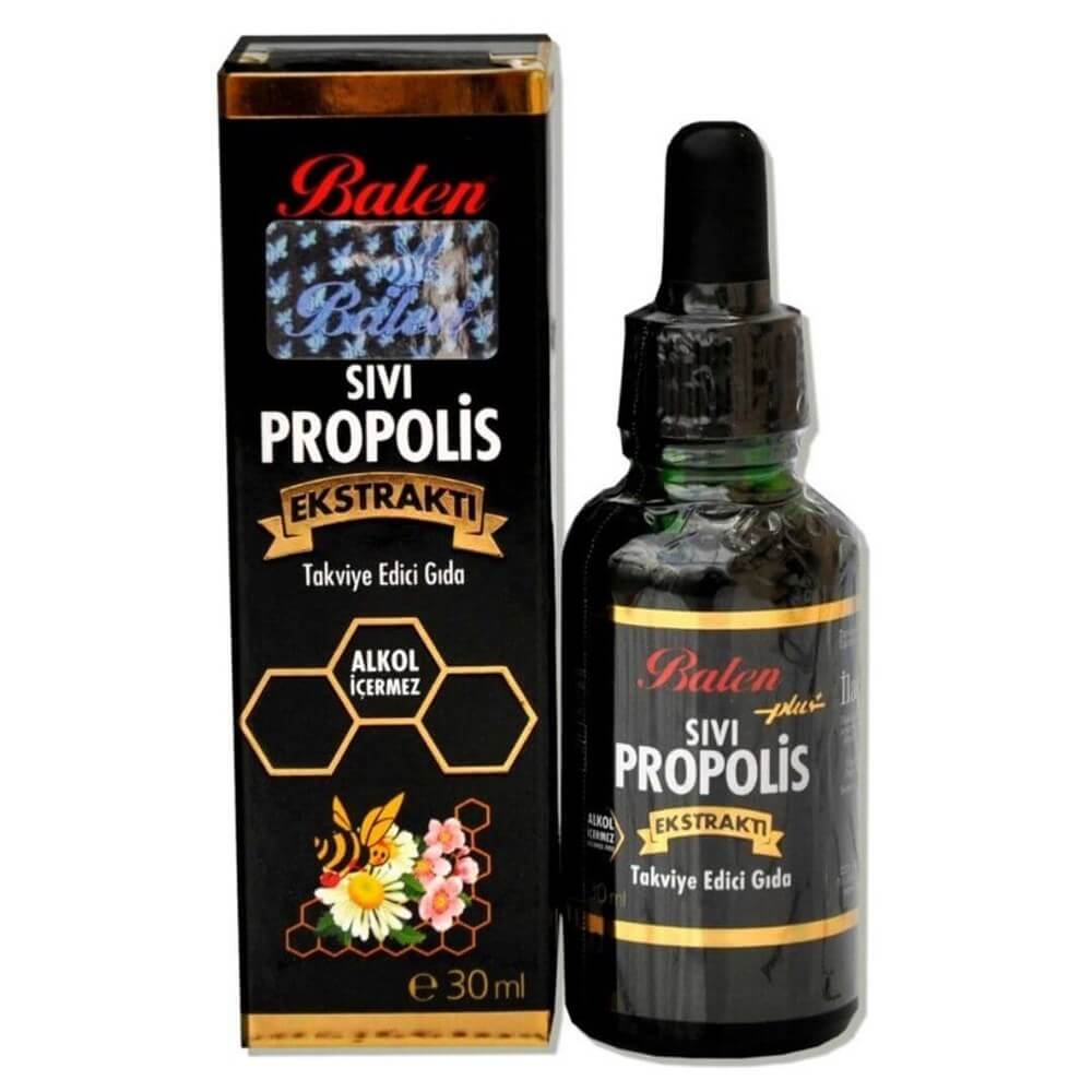 Balen Sıvı Propolis Ekstraktı Damla Su Bazlı