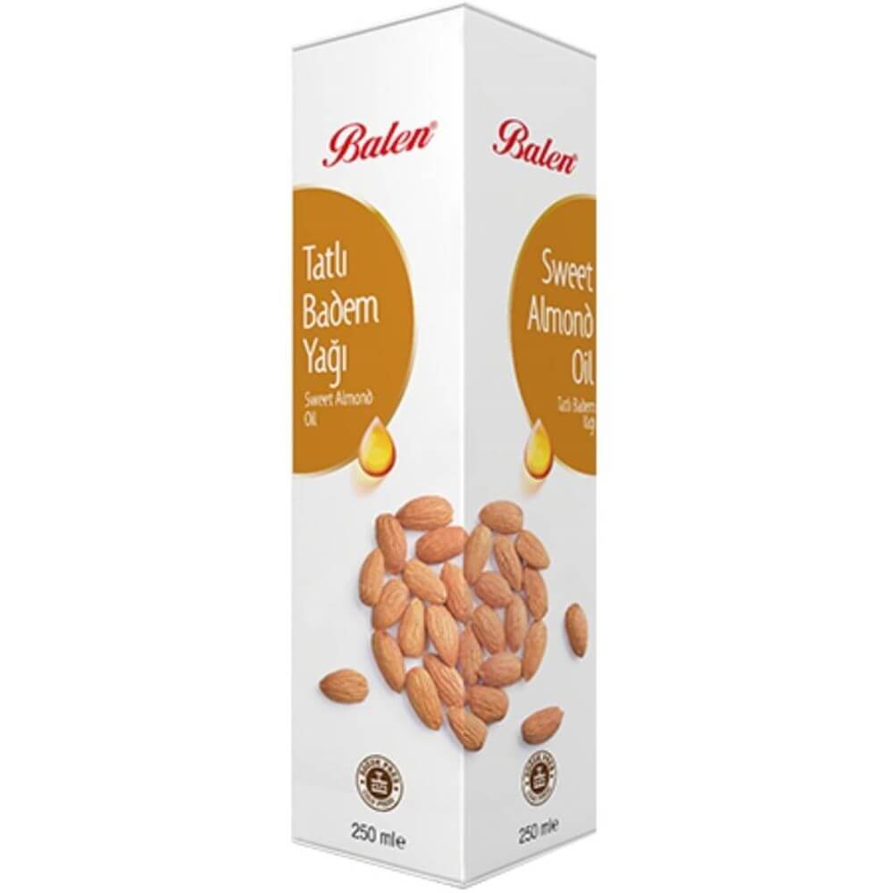 Balen Tatlı Badem Yağı 250 ml - Soğuk Pres