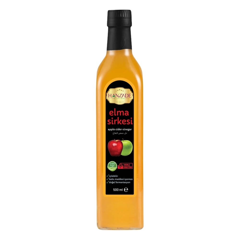Hanzade Bitkisel Elma Sirkesi 500 ml