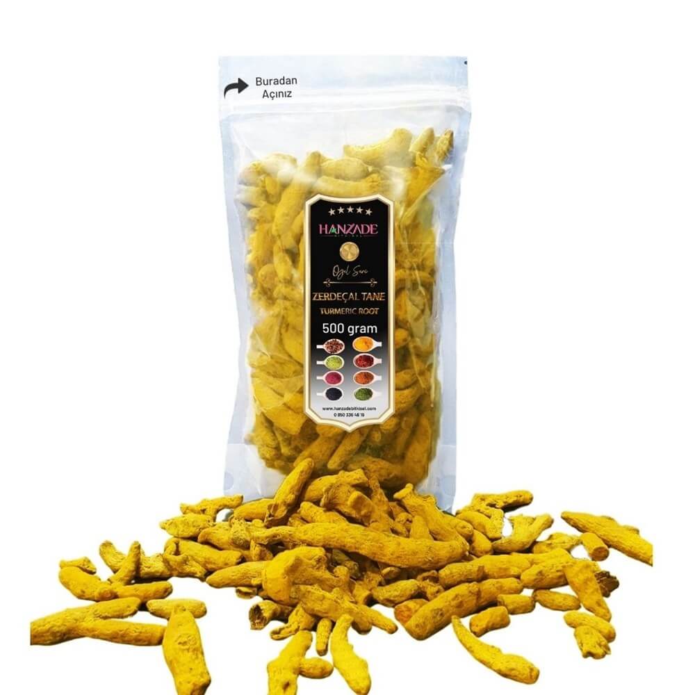 Hanzade Bitkisel Zerdeçal Tane 500 Gr