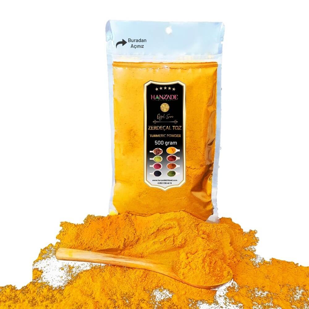 Hanzade Bitkisel Zerdeçal Toz 500 Gr