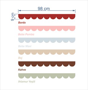 Duvar Sticker-Bordür Folyo Şerit Model