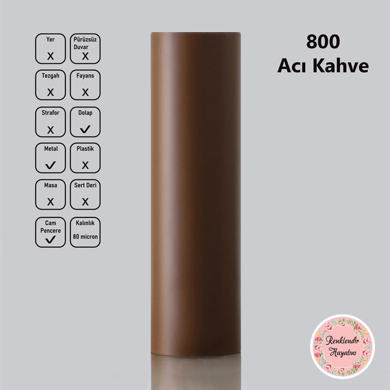 Acı Kahve Mat Folyo-800