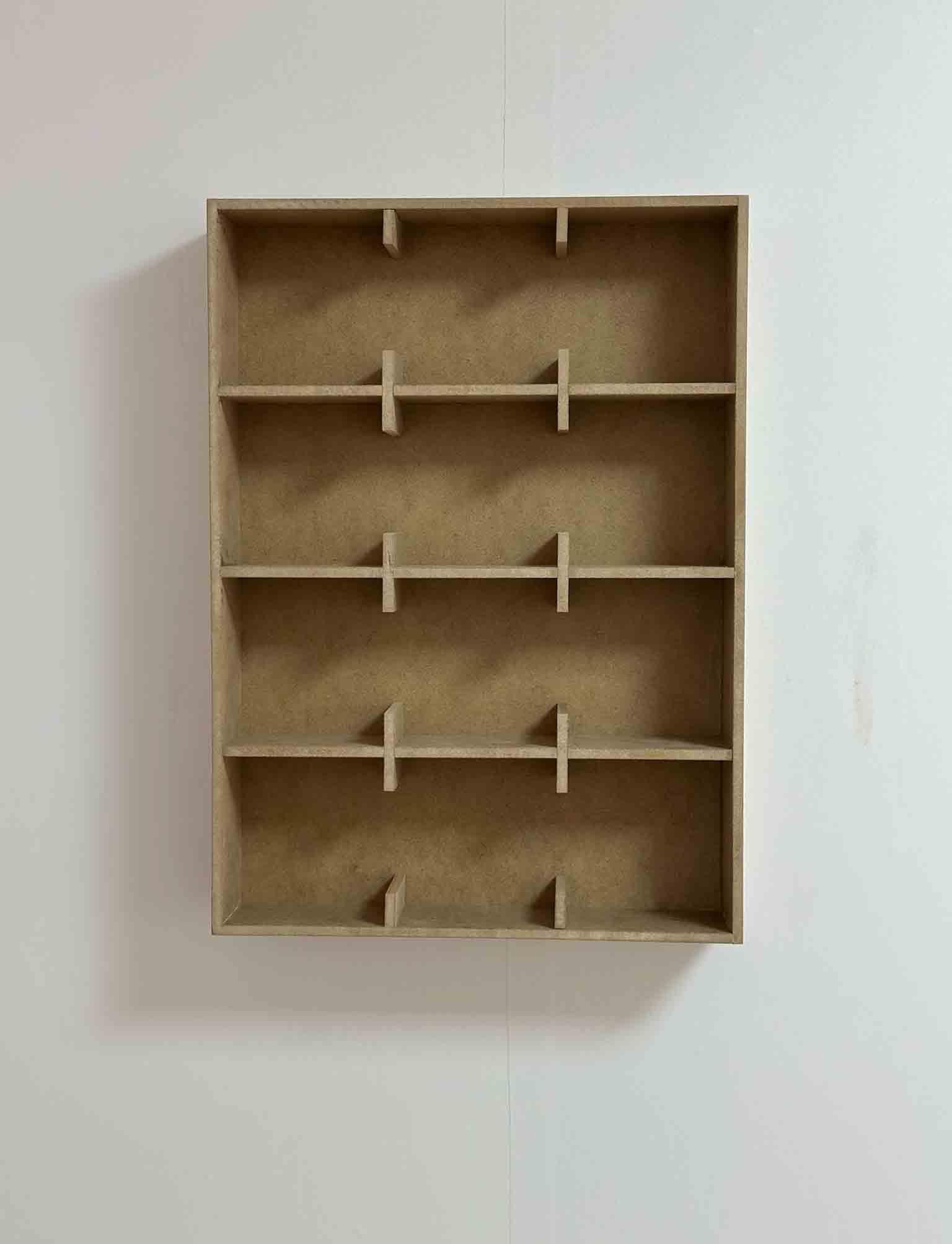 Dekoratif Fincan - Kupa Rafı  Boyasız Ham Mdf 56 x 40 cm 
