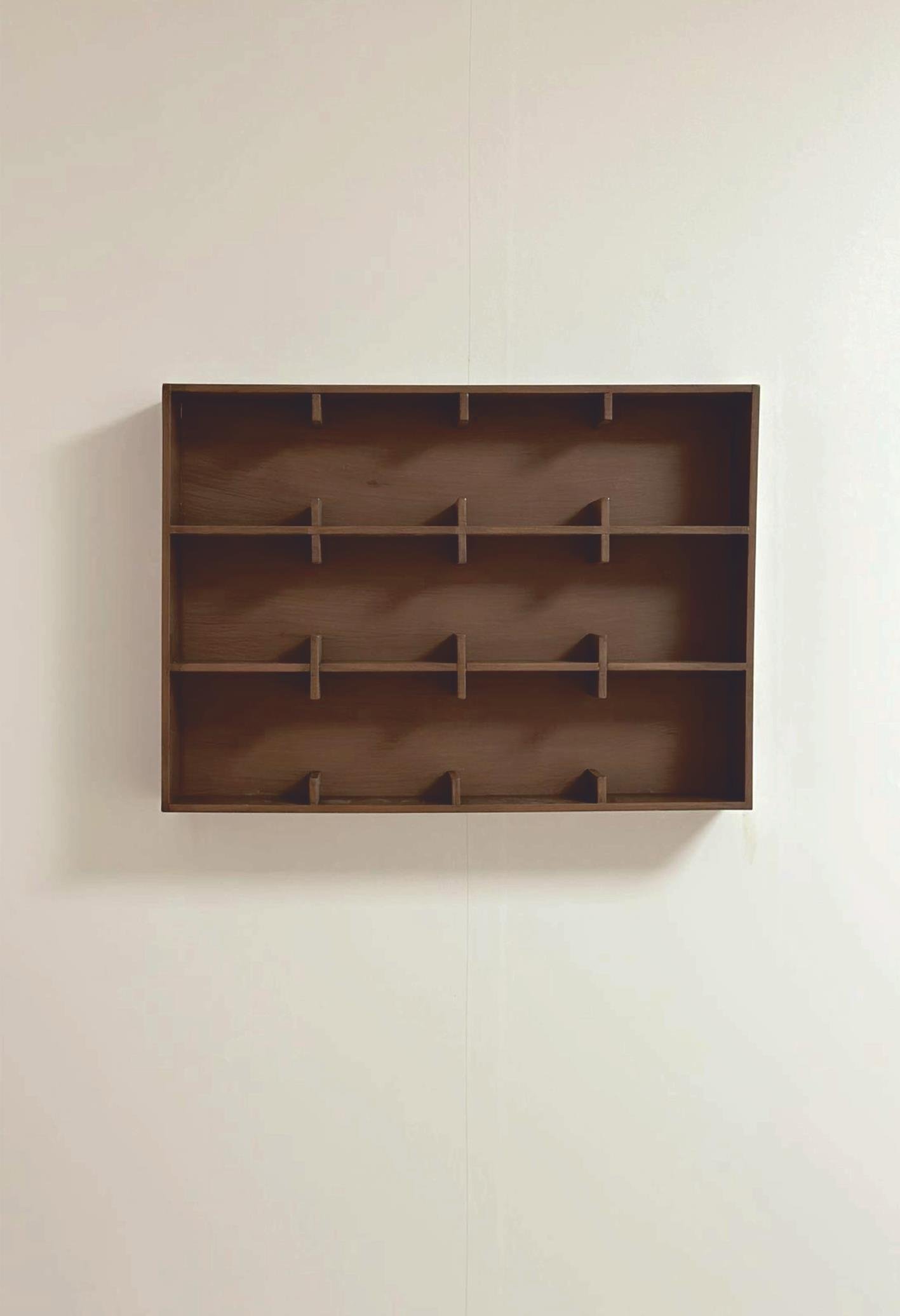 Dekoratif Fincan Rafı 40 x 56 cm ceviz MdF