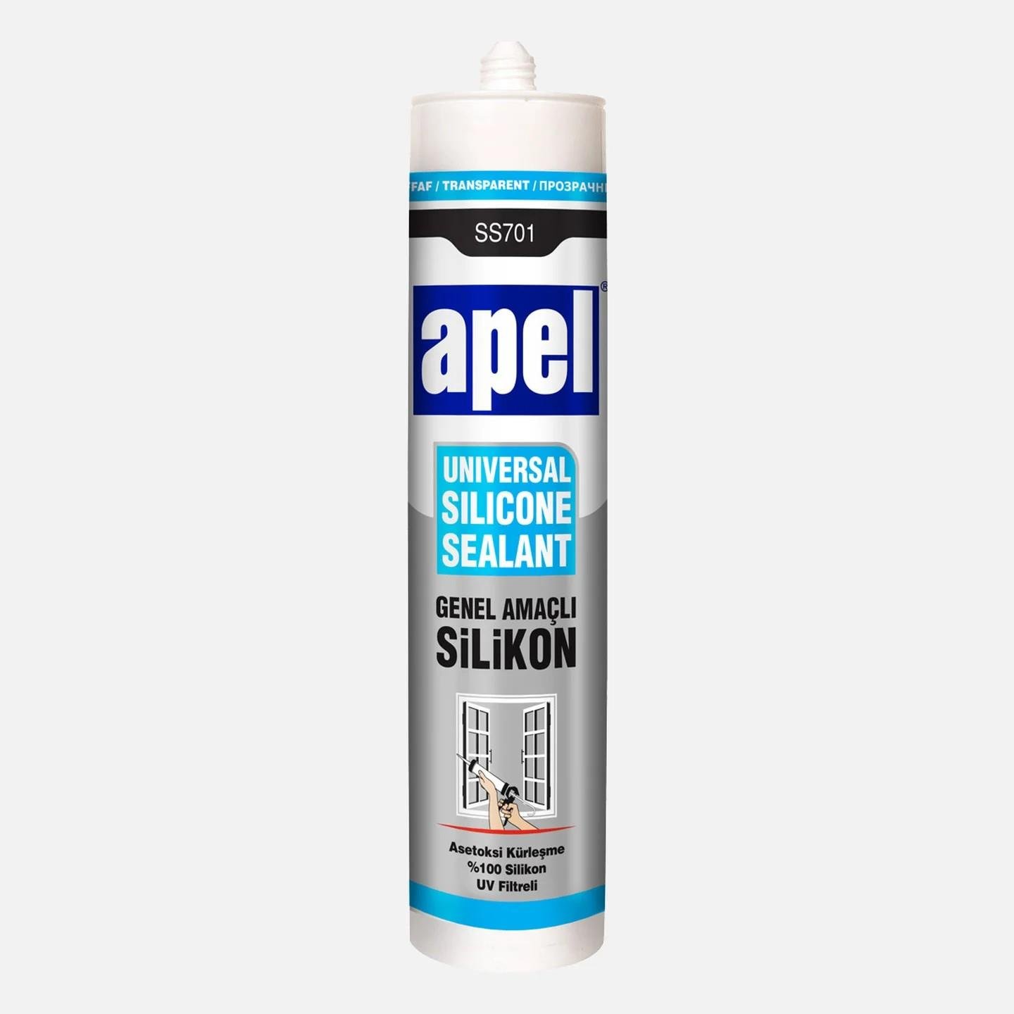 Silikon Şeffaf Apel SS701 