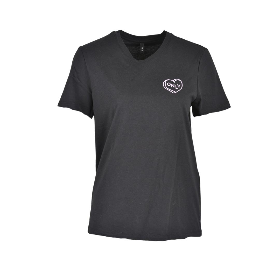 ONLY 15339251 KADIN T-SHIRT  SİYAH