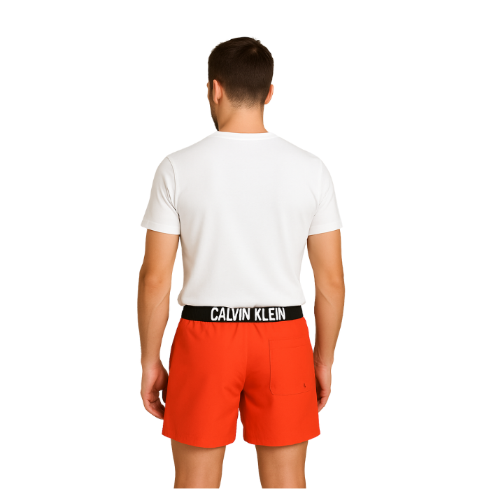 CALVIN KLEIN KM0KM01093 KADIN ŞORT  KIRMIZI