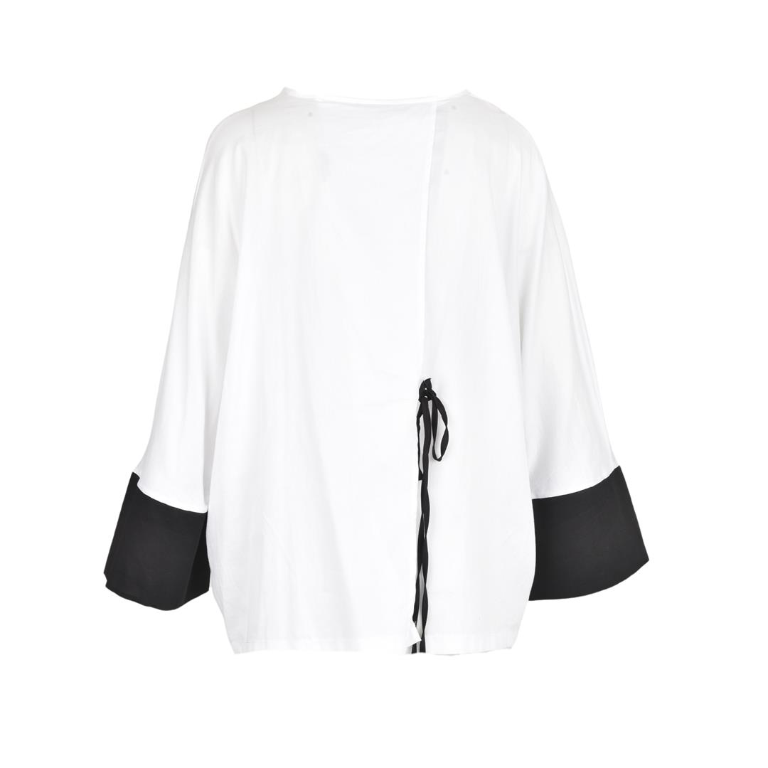 BIZEFASHION 24SS1-BZ991 KADIN BLUZ  BEYAZ