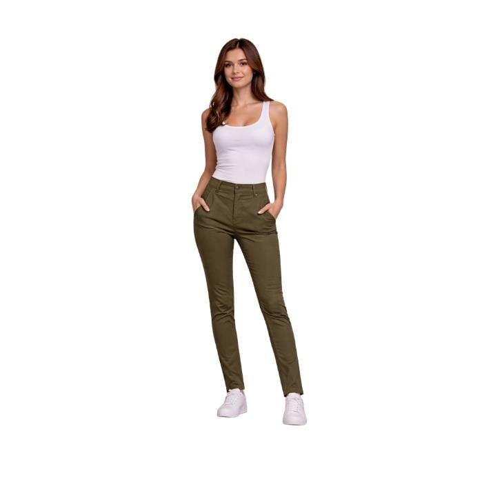 DOUBLE.TT X-231 KADIN PANTOLON  HAKİ