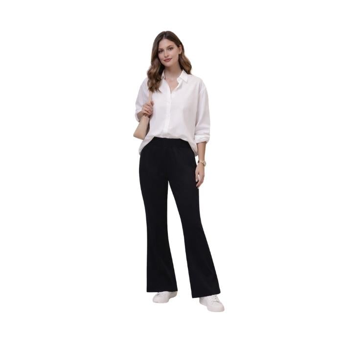 DOUBLE.TT X-258 KADIN PANTOLON  SİYAH